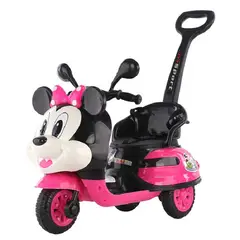 KIDSHOP - Moto Triciclo Electrica Montable Con Guia De Niña Fucsia 6180_.