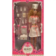 KIDSHOP - Muñeca económica para donaciones navidad doctora 1051