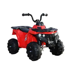 KIDSHOP - Cuatrimoto Electrica Ninos Recargable Montable ROJA WM1122-