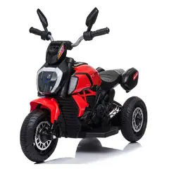 KIDSHOP - Moto Electrica Niño Recargable Luces ROJO X168-