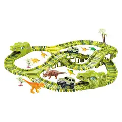 KIDSHOP - Pista Flexible De Dinosaurios Para Niños 240 Piezas PC-3717