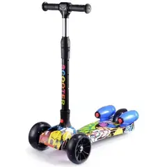 KIDSHOP - Patineta scooter niños niña manopatin bluetooth vapor sonido