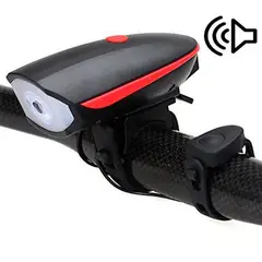 KIDSHOP - Luz led bicicleta t6 + pito recargable 250 lumen ciclismo