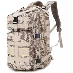 KIDSHOP - Mochila tactica militar morral laptop 14 camu-beis