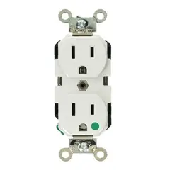 LEVITON - Toma Corriente Doble Grado Hospital 8200 Tradicional