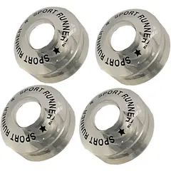 SPORT RUNNER - Set x4 ruedas silicona skate llanta 50mm tabla