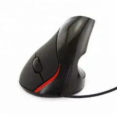 KIDSHOP - Mouse Optical Vertical 2025 Ergonómico 5 Botones K-2 Negro