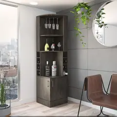 RTA MUEBLES - Bar esquinero syrah coñac blc 4457