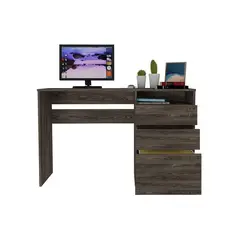 RTA MUEBLES - Escritorio dublin    elc 4866 coñac - blanco RTA