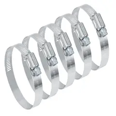 FIERO - 5 Abrazaderas En Acero Inoxidable Desde 67 Mm A 83 Mm