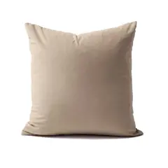 BANZAY - Funda Para Cojin Decorativo Cuadrado en Tela - Beige