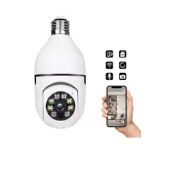 KIDSHOP - Camara Ip De Seguridad Ampolleta Motorizada JE-2563 Blanco