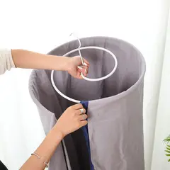 INDUHOGAR - Gancho de acero en espiral para cobijas sabanas tendedero