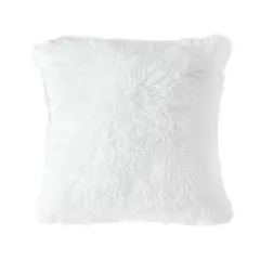 BANZAY - Funda Para Cojin Peludo Blanco