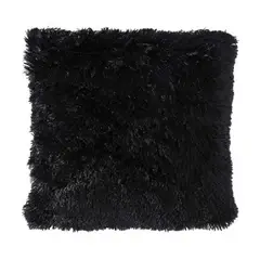 BANZAY - Funda Para Cojin Peludo Negro