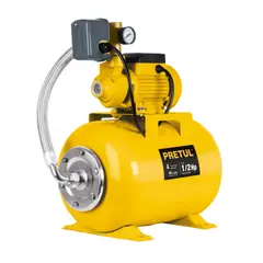 PRETUL - Bomba Hidroneumática Periférica de 1/2 HP, Altura 20 Metros