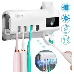 KIDSHOP - Dispensador Crema Dental Soporte Esterilizador De Cepillos CHE-2