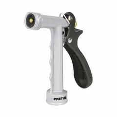 PRETUL - Pistola Metálica De 2 Funciones Para Manguera, Largo 13 Cm