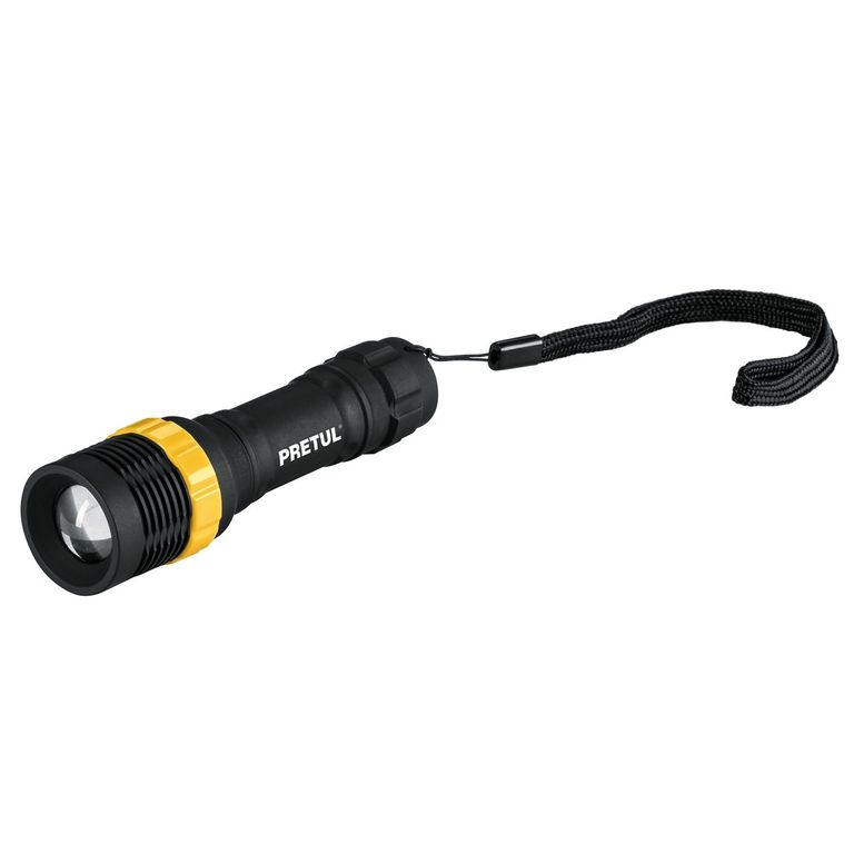 Linterna De Pila 80 Metros, 40 Lúmenes, Luz Ajustable