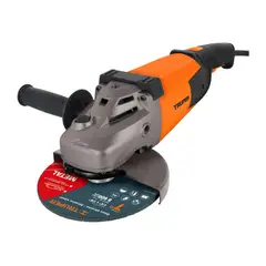 TRUPER - Pulidora Angular Profesional De 7", 2.100 W Con Accesorios