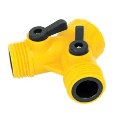 PRETUL - Conector Tipo Y Para Llave De Agua, Plástico Con Válvulas