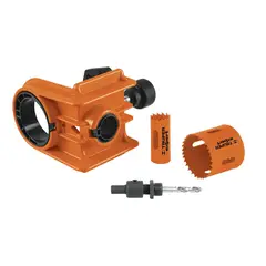 TRUPER - Juego Para Instalar Cerraduras De 4 Piezas Uso Industrial