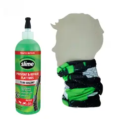 SLIME - Kit Antipinchazos Para Llantas Con Neumático 16 Oz + Cuellero Tipo Buff en Microfibra