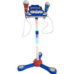 JUGUETERIA EXPRESS - Karaoke doble microfono juguete luces y sonidos mp3 niños