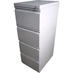 GENERICO - Archivador metálico 4 gavetas blanco