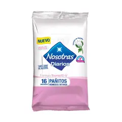 NOSOTRAS - Pañitos Humedos Sensitive 16 Unidades