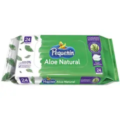 PEQUEÑIN - Pañitos Humedos Aloe Vera 24 Unidades