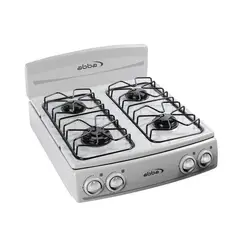 ABBA - Estufa de Mesa 4 Puestos Gas Natural Gris