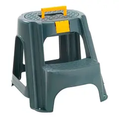RIMAX - Escalesilla con Tapa Organizadora Gris