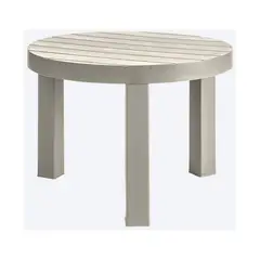 RIMAX - Mesa Auxiliar Redonda Barú Taupe