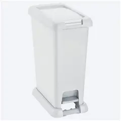 RIMAX - Basurero Pedal 35 Litros Blanco