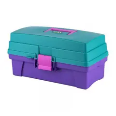 RIMAX - Caja Organizadora 14" Vanity Verde Lila