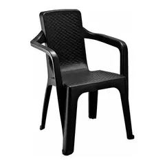 RIMAX - Silla Eterna Con Brazos Negra