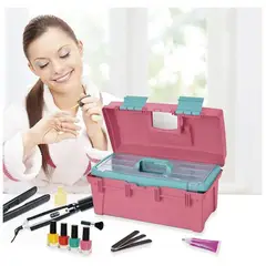 RIMAX - Caja Organizadora 16 Vanity Salmon