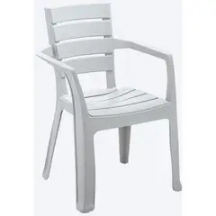 RIMAX - Silla Baru Con Brazos Apariencia Madera Gris