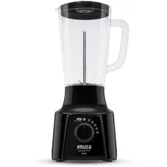 IMUSA - Licuadora power mix plus 5 velocidades negra