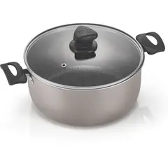 IMUSA - Olla antiadherente 24cm talent con tapa de vidrio