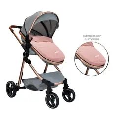 PRIORI - Coche Para Bebé Moises Mike Cs Rosa