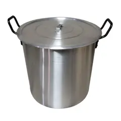 GENERICO - Olla grande tipo caldero de 50 litros en aluminio puro
