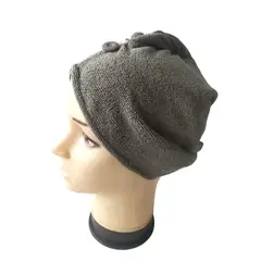 PYX - Toalla De Microfibra Turbante Para El Cabello Gris