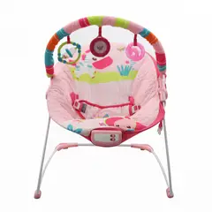 PREMIUM BABY - Silla Mecedora Bebé Musical PB2001 Rosa