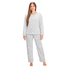ROMANELLA - Pijama Térmica Jimena Para Mujer (Sensación Piel de Conejo)