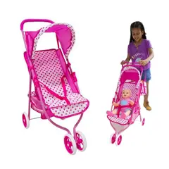 IMPORTADORA MAKA - Coche Cochecito Para Muñecas Juguete Niñas