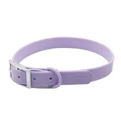 PEPS WE LOVE BEST FRIENDS - Collar para Perro Gargantilla de Caucho Resistente Morado M-