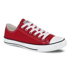 CROYDON - Tenis Casuales Discovery Bajo Rojo Hombre y Mujer
