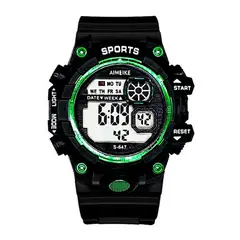 DAYOSHOP - Reloj Digital Resistente Al Agua Impermeable Luces Estuche
